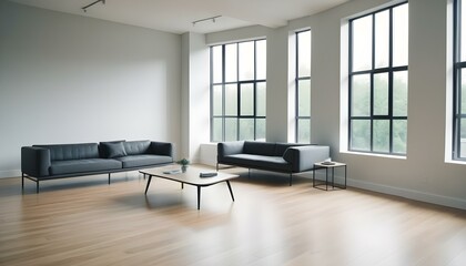 Fototapeta premium Photo interior modern design room 3d illustration