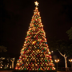 Christmas tree with gifts