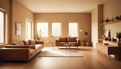 Photo interior modern design room 3d illustration
