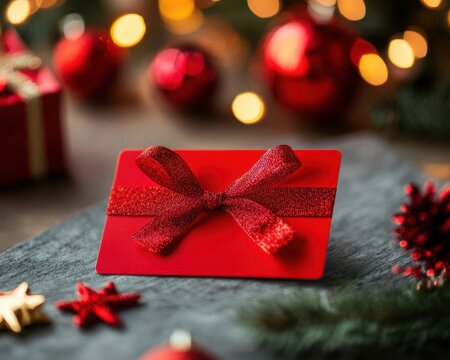 Custom amount Christmas gift cards with holiday discounts for personalized gifting