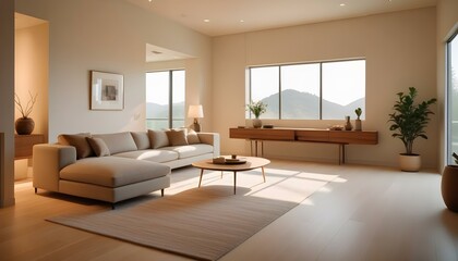 Photo interior modern design room 3d illustration