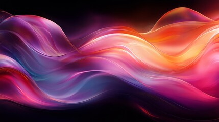 Obraz premium Abstract background forming flowing colorful waves
