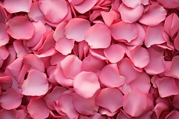 pink rose petals