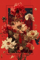 bouquet of red roses