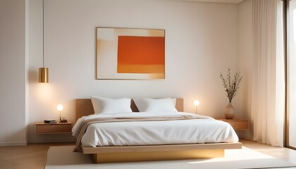 Photo interior modern design room 3d illustration