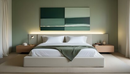 Photo interior modern design room 3d illustration