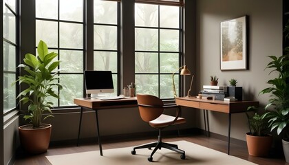 Photo interior modern design room 3d illustration