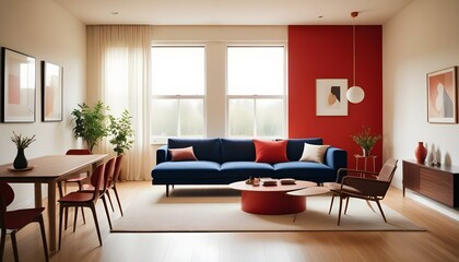 Photo interior modern design room 3d illustration