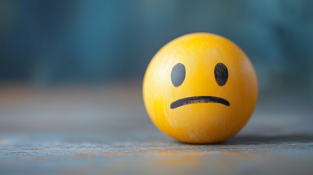 Bad review, negative customer feedback and complaint. Unhappy client complain. Survey, poll or questionnaire concept. Sad dissatisfied smile face. Low rank an rating. Poor business reputation.