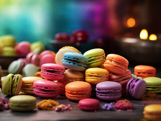 Obraz premium French Macarons