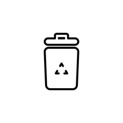 Fototapeta premium Trash bin icon. Recycle bin. Delete icon vector.