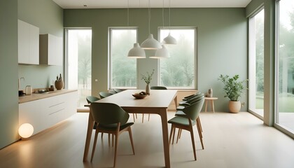 Fototapeta premium Photo interior modern design room 3d illustration