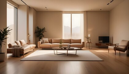 Photo interior modern design room 3d illustration