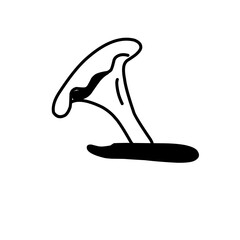 Fototapeta premium Hand drawn mushrooms. Vector illustration.