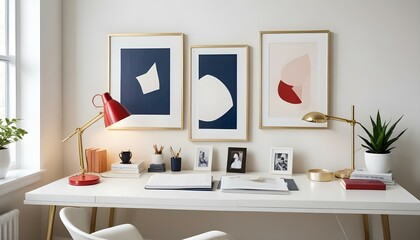 Photo interior modern design room 3d illustration