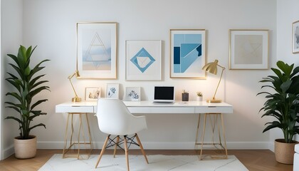 Photo interior modern design room 3d illustration