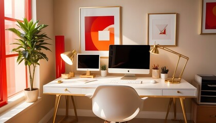 Photo interior modern design room 3d illustration