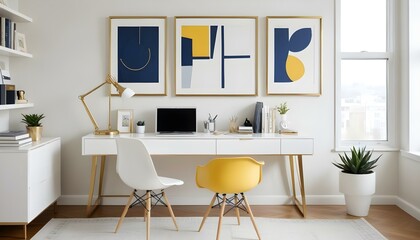 Photo interior modern design room 3d illustration