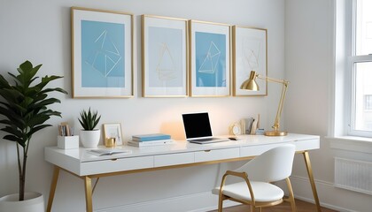 Photo interior modern design room 3d illustration