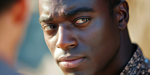 The Alert Listener: A person leaning forward, their body language attentive and focused, as they pay close attention to someone else speaking.