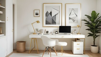 Photo interior modern design room 3d illustration