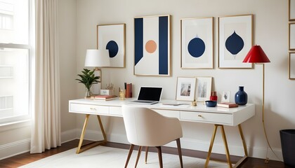 Photo interior modern design room 3d illustration