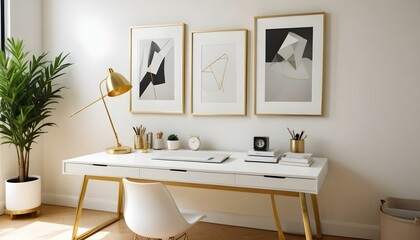 Photo interior modern design room 3d illustration