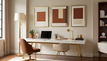 Photo interior modern design room 3d illustration