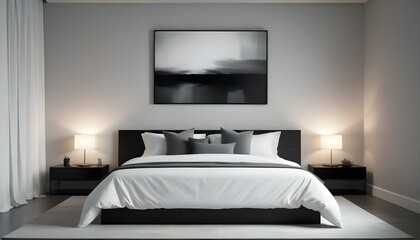 Photo interior modern design room 3d illustration