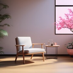 3d illustration , home interior design