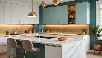 Photo interior modern design room 3d illustration