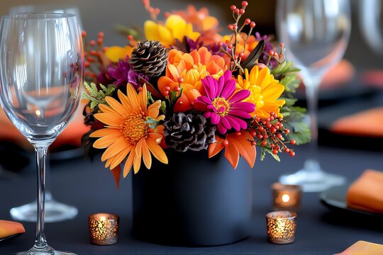 Thanksgiving trend, DIY centerpieces, creative table decor allows for personalization and a unique touch to the dining experience