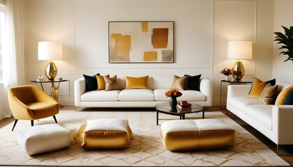 Photo interior modern design room 3d illustration