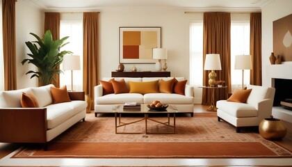 Photo interior modern design room 3d illustration