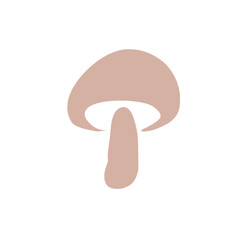 Mushrooms cartoon silhouette
