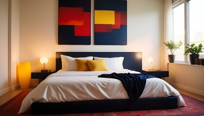Photo interior modern design room 3d illustration