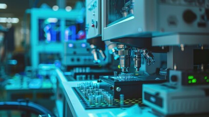 Cutting-Edge Laboratory Equipment in a High-Tech Research Facility