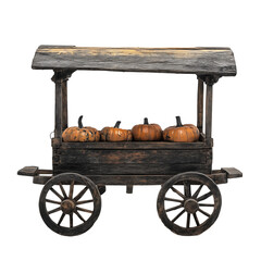 Vintage wooden market stand