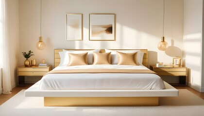 Photo interior modern design room 3d illustration