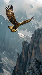 Majestic Eagle Soaring: Unleashing the Spirit of Freedom and Boundless Potential
