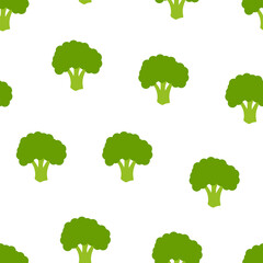broccoli pattern Background. flat illustration broccoli background. seamless pattern broccoli. broccoli flat illustration background. seamless pattern of broccoli.