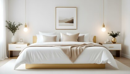 Photo interior modern design room 3d illustration