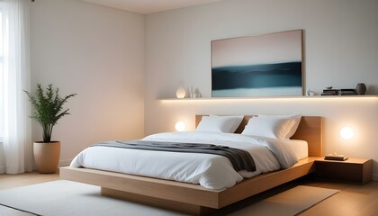Photo interior modern design room 3d illustration
