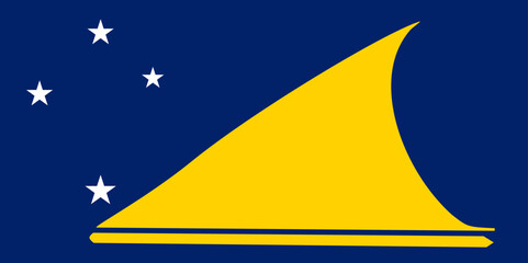 National Flag Tokelau Islands, Union Islands,