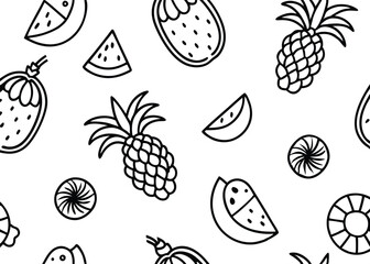 Tropical Fruit Patterns