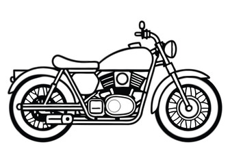 Obraz premium Vintage Motorcycle Graphics