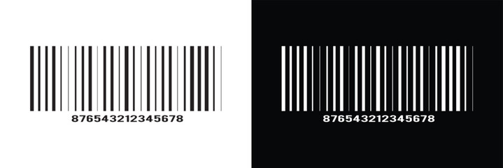 Bar code vector cartoon icon. Vector illustration barcode on white background. Isolated cartoon illustration in eps 10.