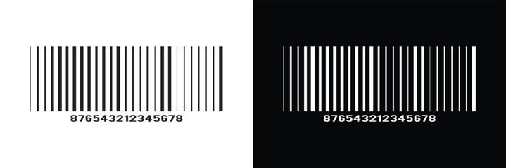 Bar code vector cartoon icon. Vector illustration barcode on white background. Isolated cartoon illustration in eps 10.