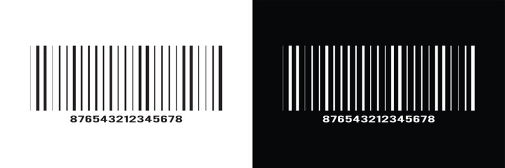 Bar code vector cartoon icon. Vector illustration barcode on white background. Isolated cartoon illustration in eps 10.