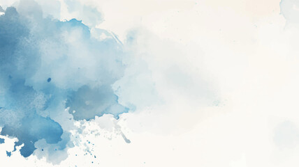 Fototapeta premium Abstract watercolor aesthetic horizontal background. Hand drawn vector splatter texture. Brush stroked painting pastel color watercolour